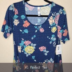 LuLaRoe Perfect T XS Floral NEW